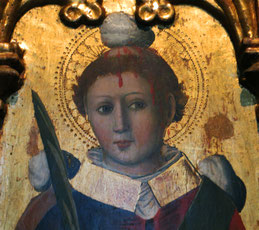 Turin - Galleria Sabauda - détail d'un polyptyque