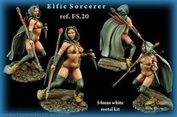 El Viejo Dragon Miniatures  - Elfic sorcerer