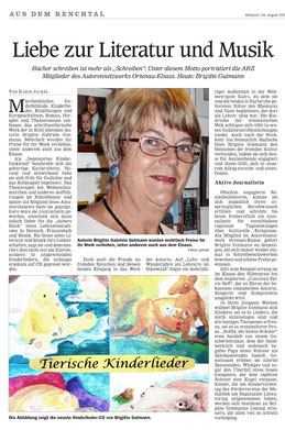 Mittelbadische Presse ARZ Oberkirch 24.8.2022