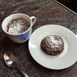 Tassenkuchen für die Mikrowelle