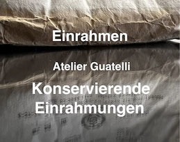 Einrahmen - Konservierende Einrahmung von Papiergut - 
