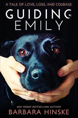 A book cover featuring a black lab. 