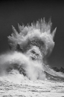 Tempête Justine en Bretagne - 30 janvier 2021 - Lesconil, Finistère, Bretagne, France - Photo de Mathieu Rivrin