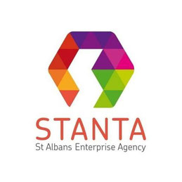 St Albans Enterprise Agency logo, supporting local St Albans and Wheathampstead businesses in their first 3.5 years of start up, free advice and training for your business