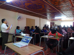 Seminar at Shakespeare College, Zambia