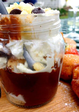The amazing Nutella Tiramisu at KCC La Vie En Rose, Johannesburg. Dante Harker