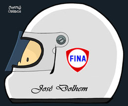 Helmet of Jose Dolhem by Muneta & Cerracín