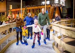 Schaatsbaan gaat weer open in het Spoorwegmuseum