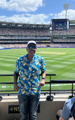 Sathish at the MCG