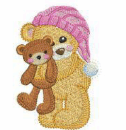 Gute Nacht Teddy mit Teddy