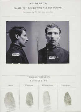 Signalementkaart Veenhuizen opname: 16-02-1900