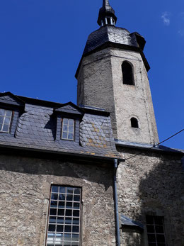 Ansicht der Krippendorfer Kirche von Osten