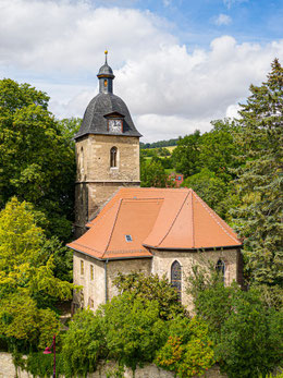 Blick auf die Zwätzener Kirche