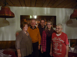 Birthe Schöpflin, Ehrenmitglied Rolf Flink, Lothar Kohler, Gesa Züffle, Monika Lehmann