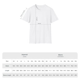 Größentabelle für Feuerwehr T-Shirt Unisex