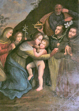 Corte-Eg.de l'Annonciation (avec St Dominique ou St Antoine de Padoue et St François