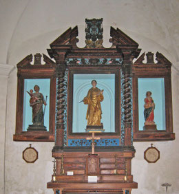 Belgodère - retable baroque de 1663 provenant du couvent