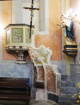 Pietra-di-Verde - Eglise Ste Elie - Chaire