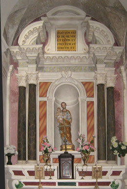 Vallica - Eglise de la Nativité - Autel St Joseph
