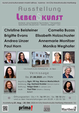 Ausstellung Lebeskunst in Hartberg Creativ Studio