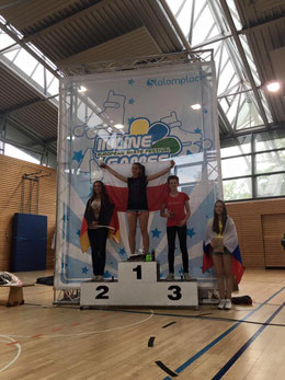 Battle Junior Women's podium. Credit : Inline Games