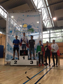 Battle Senior Men's Podium. Credit : Inline Games.