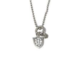 ジャスティンデイビス SNJ163 SHIELD DOG TAG NECKLACE