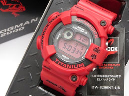 未使用品 G-SHOCK DW-8200NT-4JR FROGMAN フロッグマン 赤蛙 1000本限定
