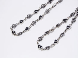 ジャスティンデイビス SNJ190 CROWN SHIELD LINK CHAIN