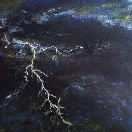 "ohne Titel" Acryl auf Leinwand , 40x40 cm , BNR 352
