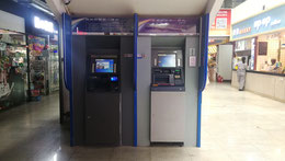 中国語学留学　大連外国語大学　キャンパス内ATM（中国建設銀行）