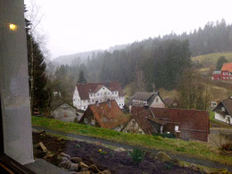Blick aus dem Hotel auf Altenau