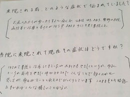 奈良県葛城市の腰痛整体の感想
