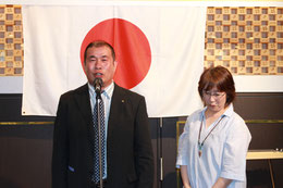 次期会長　L.田中　真司夫妻