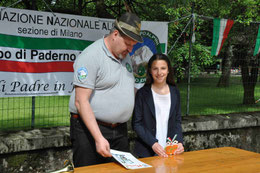 La vincitrice del 1° premio Rebecca Martello