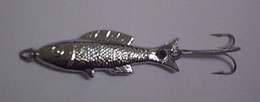 cuiller chromée poisson 40g