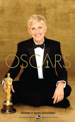 Ellen DeGeneres, presentadora de los Oscar 2014