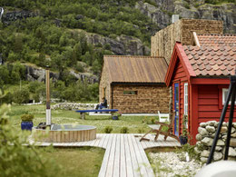 Teil der ehemaligen Angler-Lodge
