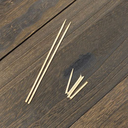 串は紙で包むか、小さく折り曲げて