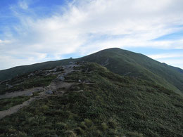 以東岳登り途中