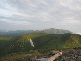 朝日連峰縦走路