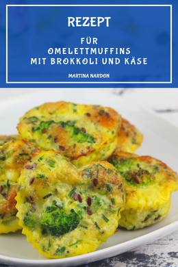 Omelettmuffins mit Brokkoli und Käse