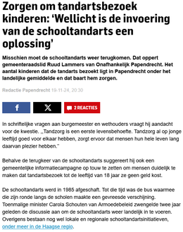 Algemeen Dagblad 19 november 2024