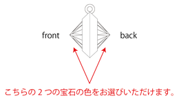 two color pierceオーダー説明図