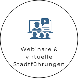 Angebot für Webinare und virtuelle Stadtführungen