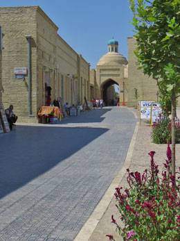 In der schönen Altstadt von Buchara.