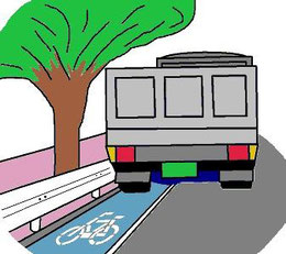 自転車に乗っていて遭遇する場面(p119)