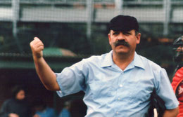 Nella foto l'autore degli articoli Michele Dodde in veste di Umpire