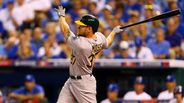 Nella foto Brandon Moss (Photo by Dilip Vishwanat/Getty Images)