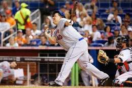 Il pitcher Bartolo Colon con il suo pessimo swing